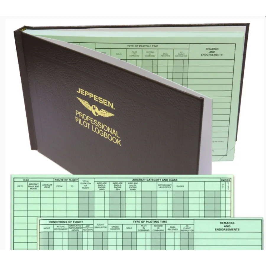 Jeppesen Professional Pilot Logbook